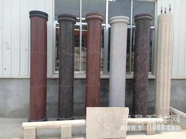 大理石门厅圆柱样式图，圆柱柱皮定制加工