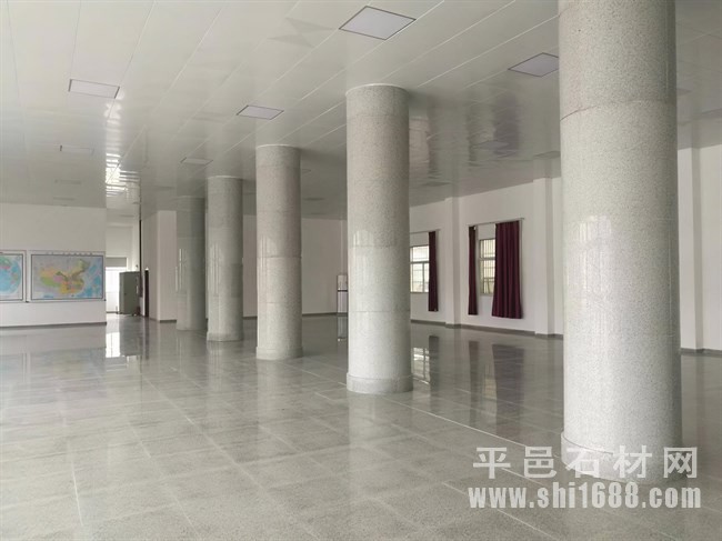 芝麻白圆柱加工，大理石圆柱样式图