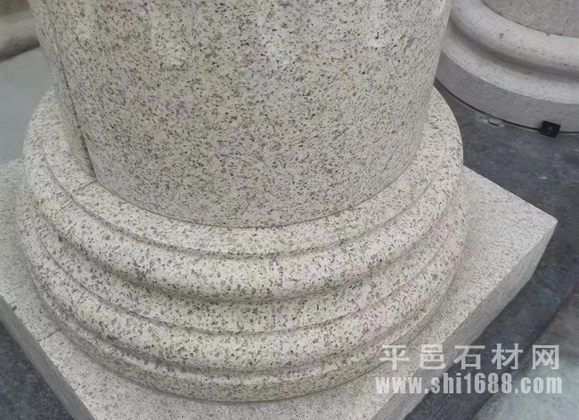门厅圆柱柱座加工，圆柱柱墩石定制