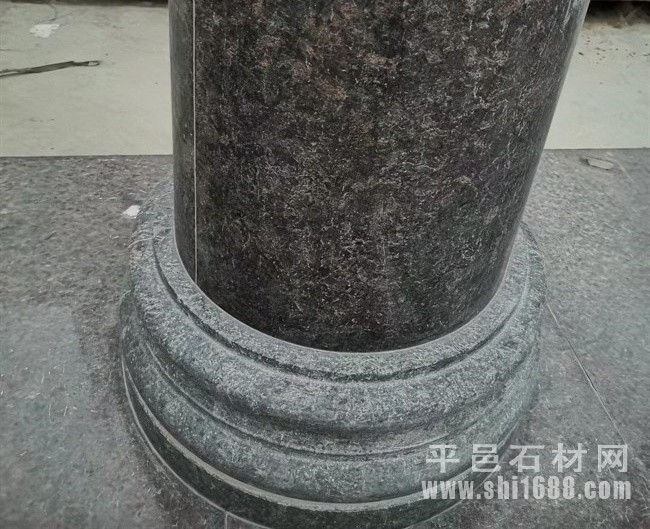 英国棕柱墩石加工，英国棕圆柱柱脚石